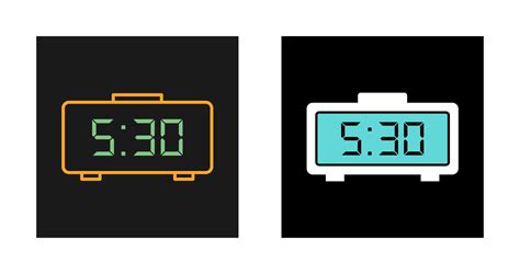 Digital Clock Vector Icon 23948819 Vector Art at Vecteezy