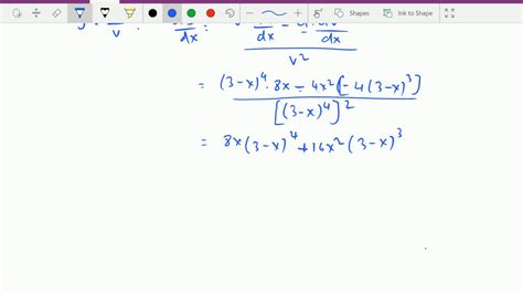 Differentiation Quotient Rule In Differentiation Solving Problems 23 Youtube