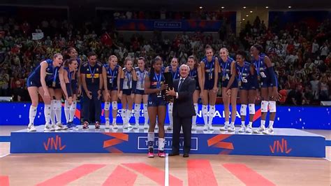 Italy Sweep Brazil To Triumph As First Time Vnl Champs Asian