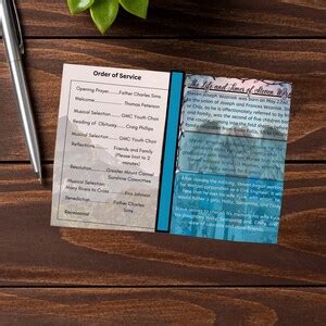 Obituary Template Canva Instant Download Trifold Funeral Program ...