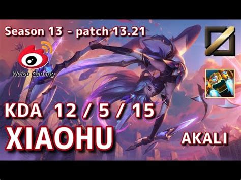 Kr Gmwbg Xiaohu Akali Vs Orianna Mid Patch Kr