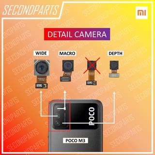 Jual KAMERA BELAKANG XIAOMI POCO M3 REDMI 9T ORIGINAL COPOTAN