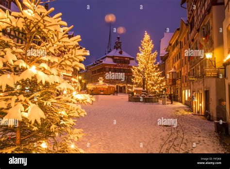 Winter, town, Stein am Rhein Stock Photo - Alamy