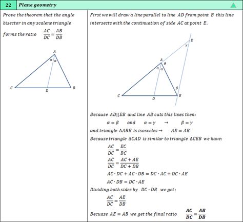 Plane geometry examples