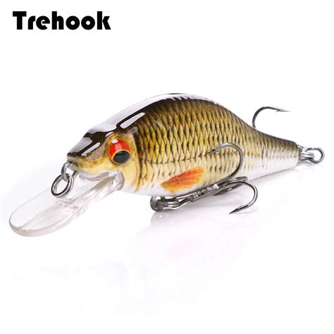 TREHOOK 4g 11g 22g Czarny Minnow Wobblers Przyn Ta W Dkarska Na