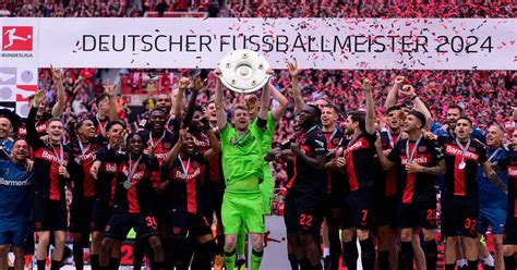 Bundesliga So Feiert Bayer Leverkusen Seine Erste Meisterschaft Web De