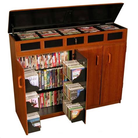 Cd Storage Cabinet Wood Ideas On Foter