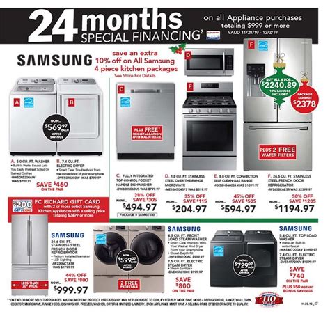 P C Richard Son Black Friday Ad Scan Deals And Sales 2019 Black