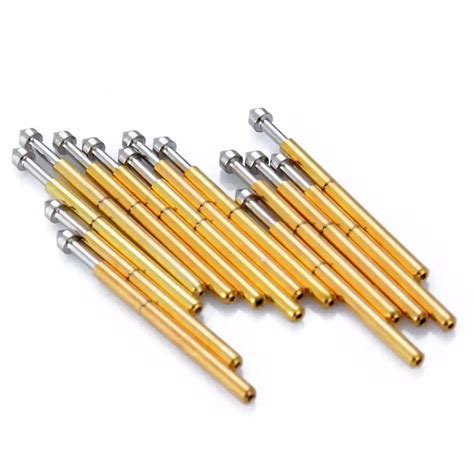 100pcs P75 E2 Onical Head Spring Test Probe Pogo Pin 1 3mm Spring Test