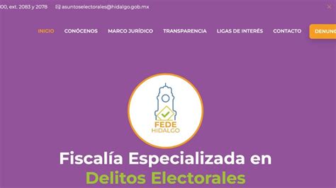 Lanzan sitio web de fiscalía en delitos electorales recibe denuncias