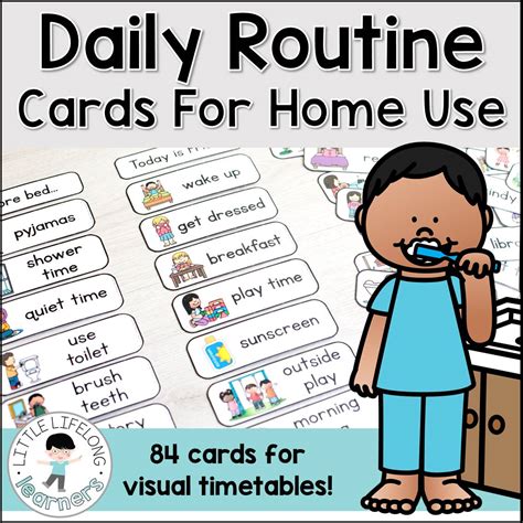 Free Printable Daily Routine Cards