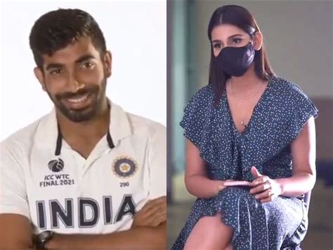 Jasprit Bumrah Sanjana Ganesan interview: Where have I seen you before ...