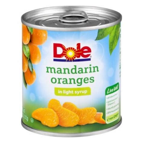 Dole Mandarin Oranges In Light Syrup Pack Of 20 20 Pack Fred Meyer