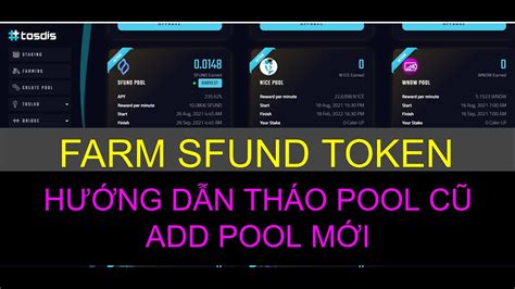 Hướng Dẫn Tháo POOL Cũ và Add POOL Mới Để Đào Sfund Token Dự án rất