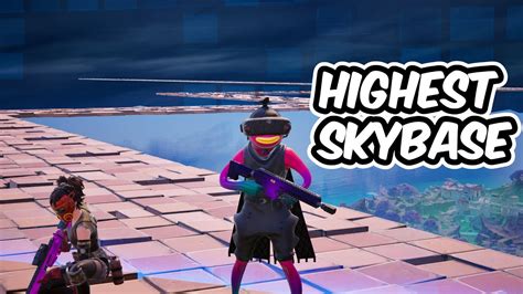 We Built A Skybase In Fortnite And Won Youtube