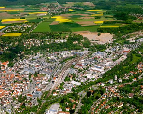 Biberach an der Riß aus der Vogelperspektive Stadtzentrum im