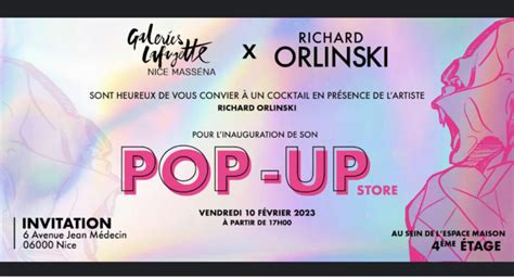 Inauguration du 1er Pop Up Store aux Galeries Lafayette de Nice Skål