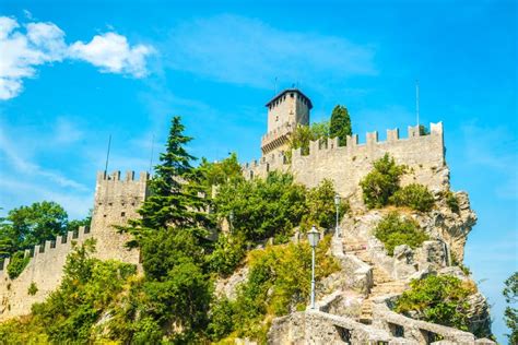 Guaita Fortress San Marino Stock Image Image Of Della Italian 56089767