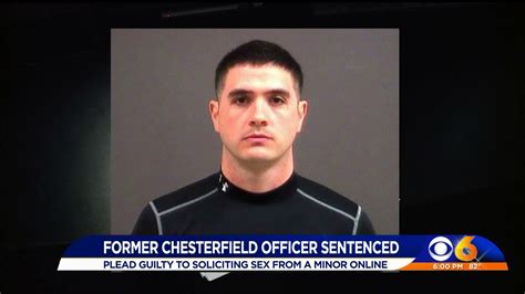 Chesterfield Police Officer Who Attempted To Facilitate Sex With Teen