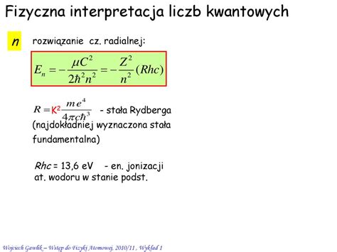 Do Fizyki Atomowej I Cz Steczkowej Ppt Pobierz