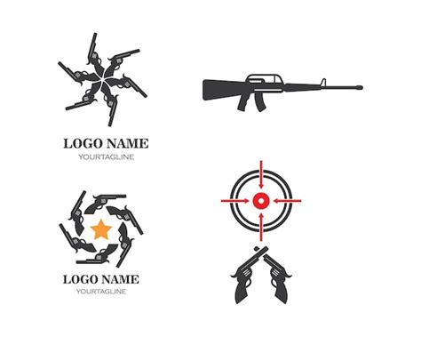 Premium Vector Gun Target Icon Vector Illustration