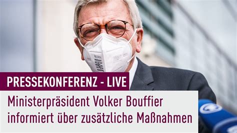 Bouffier informiert über weiteres Vorgehen in der Corona Pandemie