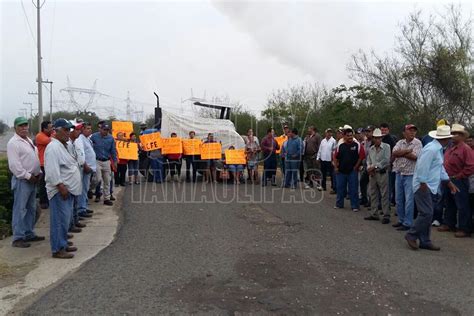 Hoy Tamaulipas Ejidatarios De Altamira Bloquean Termoelectrica De La Cfe