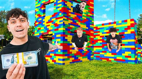 Last To Leave Lego House Wins 10000 Youtube