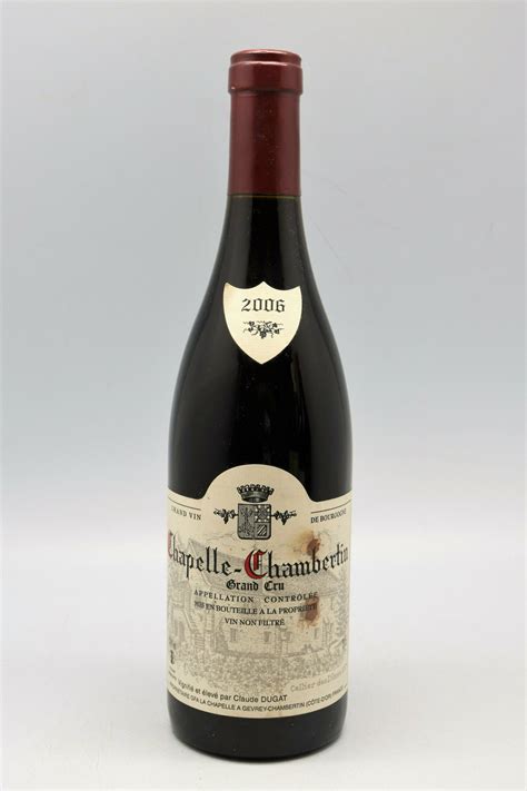 Claude Dugat Chapelle Chambertin 2006 Vins And Millesimes