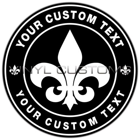 Fleur De Lis Custom Logo Decal Sticker Decal Sticker Etsy In 2022 Custom Logos Logo Design