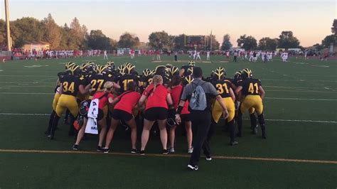 The 2017 Del Oro Golden Eagles Take The Field For The Season Opener A