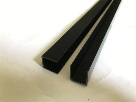 Plastic U Channel Edge Trim Rigid Pvc Jifram Extrusions Off