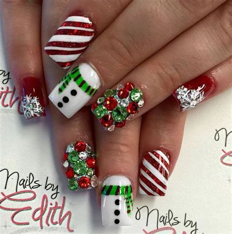 20 Ideas You Will Love For Christmas Nails Pretty Designs