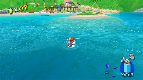 Super Mario Sunshine GC Switch As 30 Moedas Azuis De Gelato Beach