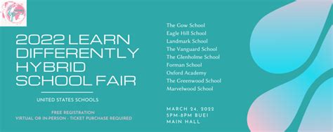 2022 Learn Differently Hybrid School Fair