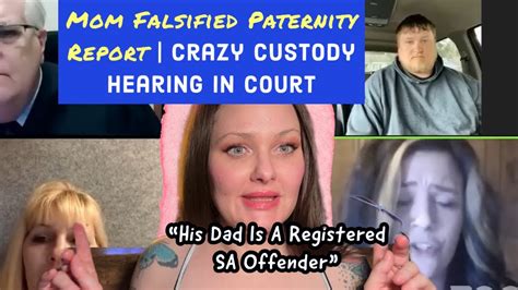 Part 1 Mom Falsified Paternity Report Crazy Custody Hearing In Court