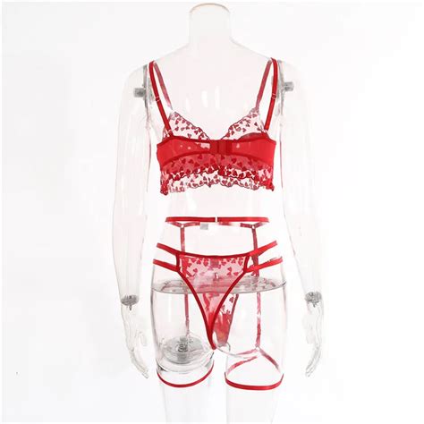 Women Bra Set Lingerie Corset Lace Bra Underwear Muslin Bodysuit