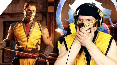 MORTAL KOMBAT 1 GAMEPLAY TRAILER Scorpion REACTION MK1 PARODY YouTube