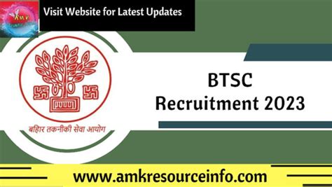 Btsc Iti Instructor Recruitment Notification Released Amk