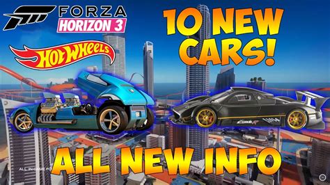 Forza Horizon 3 Hot Wheels Expansion All 10 Cars And Information