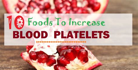 Natural Foods To Increase Blood Platelets MyBeautyGym