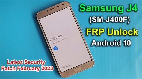 Samsung J Sm J F Frp Unlock Android Latest Security Patch