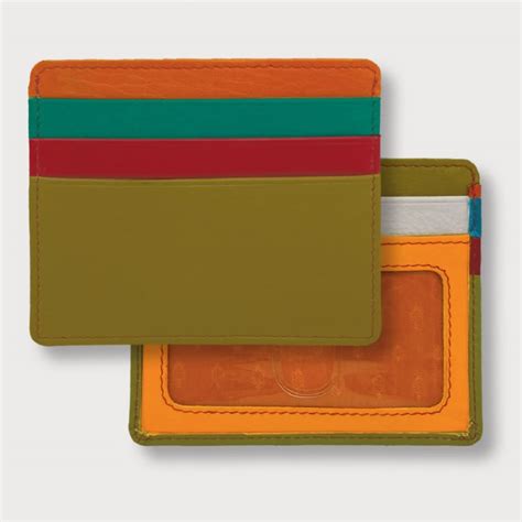 Minimalist Card Holder Hinterland Foil Wallets Monogram Leather