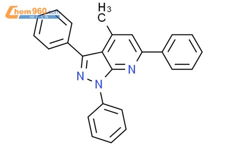 104384 64 7 1H Pyrazolo 3 4 b pyridine 4 methyl 1 3 6 triphenyl CAS号