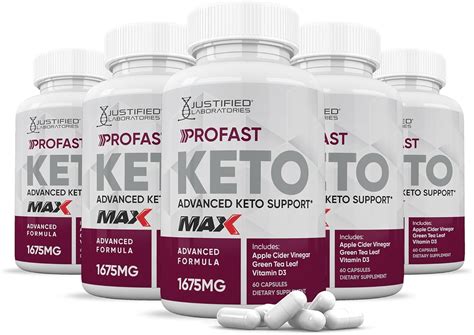 Amazon Justified Laboratories 5 Pack ProFast Keto ACV Max Pills