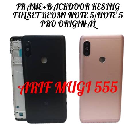 Jual Casing Kesing Housing Fullset Bezel Bazzel Frame Backdoor Xiaomi