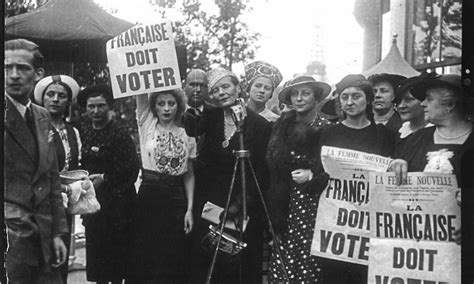 1 Jour 1 Combat 21 Avril 1944 Les Femmes Obtiennent Le Droit De Vote En France Licra