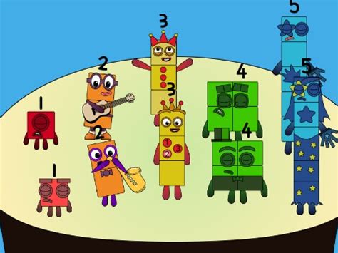 Numberblocks Band But Normal And Alternatives Fixed