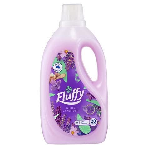 Buy Fluffy Liquid Fabric Softener Conditioner White Lavender 2L Online