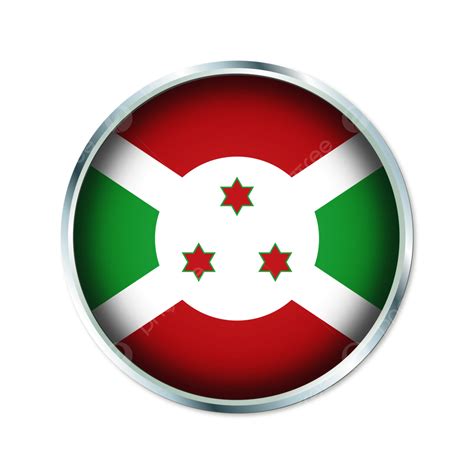 Bandeira Redonda Do Burundi Transparente Vetor PNG Burundi